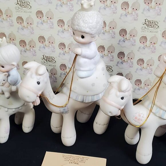 Precious Moments “They Followed the Star” Mini Nativity Addition (3 Camels, Porc - Picture 3 of 9